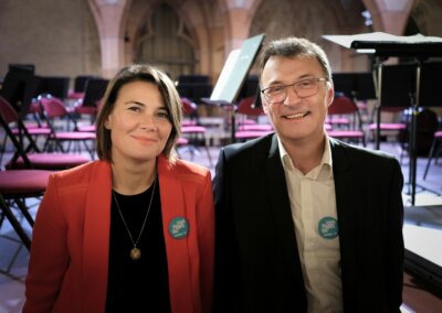 Audrey Barrières et Vincent Gabus